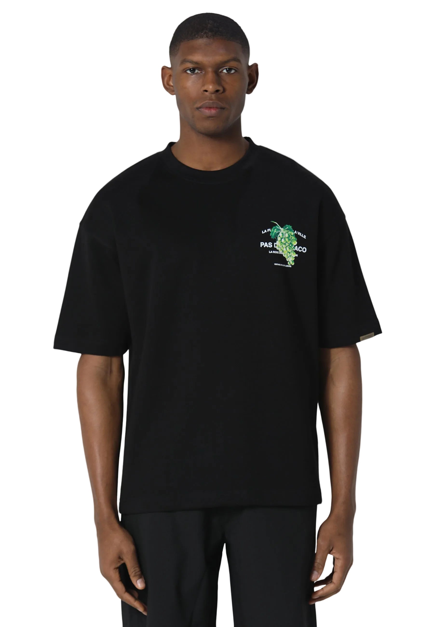 Pas De Monaco Verde Black T-Shirt